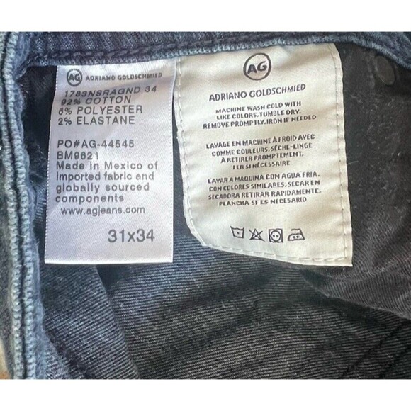 Adriano Goldschmied Jeans Mens 31x34 Blue Modern Slim Tellis Jean - Picture 5 of 5